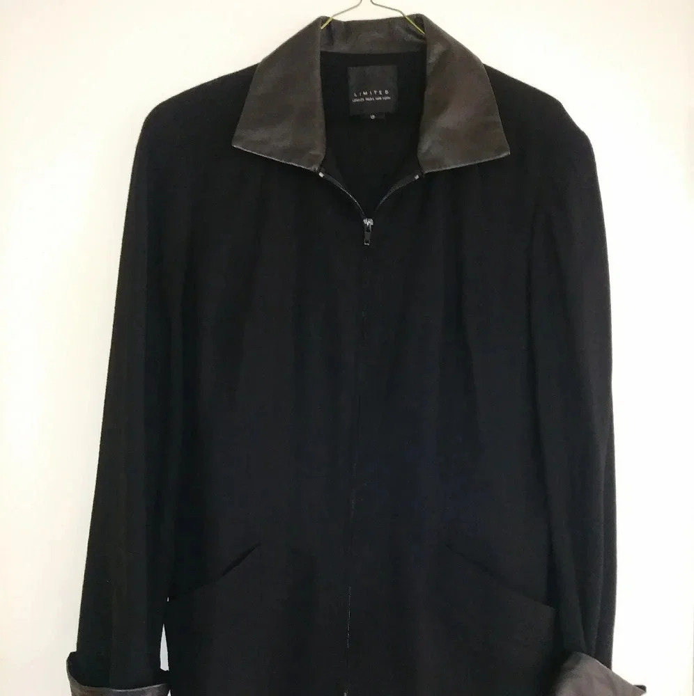 The Limited Black Wool‎ 2pc Suit